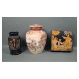 Three Piece Asian Decorated Items