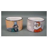 Two Noritaki Art Deco Napkin Rings