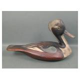 G.F. Cranwill Mergenser Wooden Duck Decoy