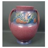 Roseville Art Pottery Red Baneda 9 1/4' Vase