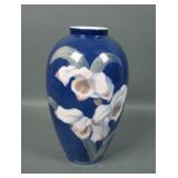 Royal Copenhagen /Denmark Iris Decorated Vase