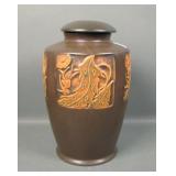 Roseville Brown Rosecraft Arts & Crafts Vase