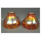 Two Imperial Nuart Colonial Lamp Shades