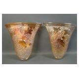 2 Imperial Marigold Cockatoo Wall Pockets