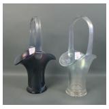 Two Vintage Imperial Plain Jane Handled Baskets