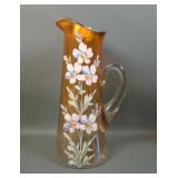Fenton Marigold "Forget Me Not" Enameled Tankard