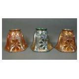Three Imperial Mayflower Lamp Shades
