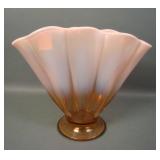 1930's Fenton # 857 Cameo Opal Fan Vase