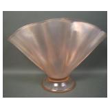 1930's Fenton # 857 Velva Rose Fan Vase