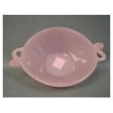 1930's Fenton #Lilac Dbl Dolphin Handled Bowl