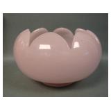 1930's Fenton Lilac Petal Lotus Cupped Bowl