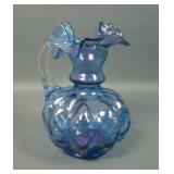 1940's Fenton Mulberry Melon Rib Pitcher