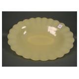 1930's Fenton #1663 Chinese Yellow Console Bowl
