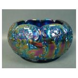 Fenton Amethyst Metal Sample Cupped Rose Bowl