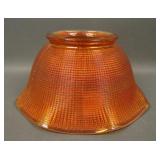 Imperial Dk Marigold Cross Hatch Gas Light Shade