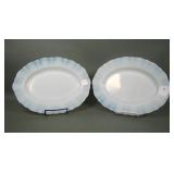Two American Sweetheart Monax Serving Platters