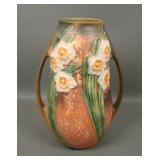 1931 Roseville Pottery  Jonquil Handled Vase