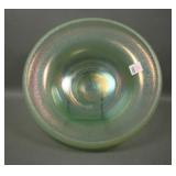 Fenton Florentine Green #647 Lg Cupped Bowl