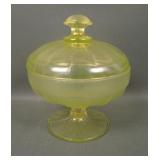 Fenton Topaz # 643 Covered Candy