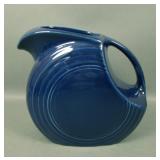 Vintage Homer Laughlin Fiesta Cobalt Disc Pitcher