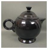 Homer Laughlin Fiesta Black Teapot