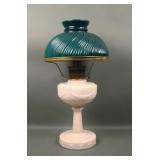 Aladdin Alacite Lincoln Drape Oil Lamp & Shade
