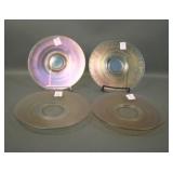 Four Jeanette Sunset Stretch Plates