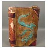 Vintage Pottery "Cognac" Book Flask