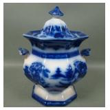 Alfred Meakin Flow Blue Tonquin  Sugar Bowl