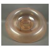 Fenton Velva Rose # 647 Rolled Rim Bowl