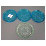 Lot of Four Fenton Coasters