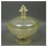 Fenton Topaz Puff Box
