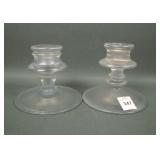 Two Fenton Persian Pearl Candlesticks