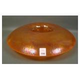 Fenton Tangerine # 1502 Diamond Optic Console Bowl