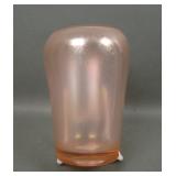Fenton Velva Rose # 612 Cupped Cyinder Vase