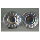 2 imperial Dk Blue Ice 14 Paneled Flat Plates
