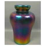 imperial Green Nuart Art Glass Vase