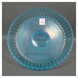U.S. Glass Blue # 8076 Open Works Bowl