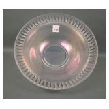 U.S. Glass Crystal # 8076 Open Works Cupped Bowl