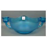 Diamond Blue Candlestick Bowl