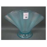 Fenton Aquamarine # 847 Fan Vase