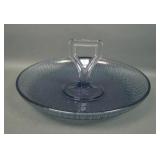 Imperial Blue Ice #664 Center Handled Tray