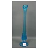 Fenton Celeste Blue # 251 Swung Bud Vase