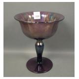 U.S. Glass Purple # 314 High Ftd Flared Compote