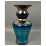 Imperial Lead Luster Blue Monochrome Vase