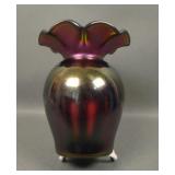 Imperial Jewels # 10 Pearl Amethyst Ruffled Vase