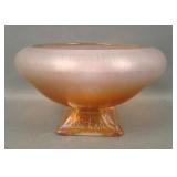 N'Wood Marigold Cupped Bowl with Tree Bark Base