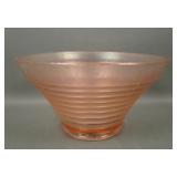 Fenton Velva Rose #1512 Flared Rings Bowl