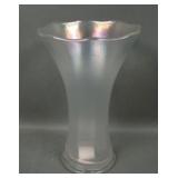 Imperial Iris Ice Smooth Panels Vase