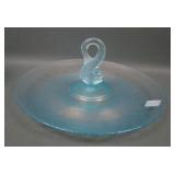 Fenton Aquamarine Dolphin Diamond Optic Server